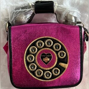 Betsey Johnson Call Me Baby Crossbody Purse NWT